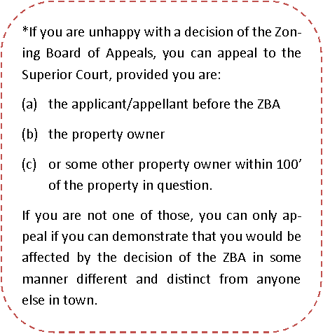 Appeal to Superior Court